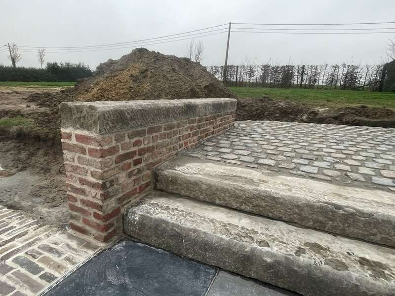 Vermeersch-bouwwerken-landelijk-terras -  - Aanleg zwembad